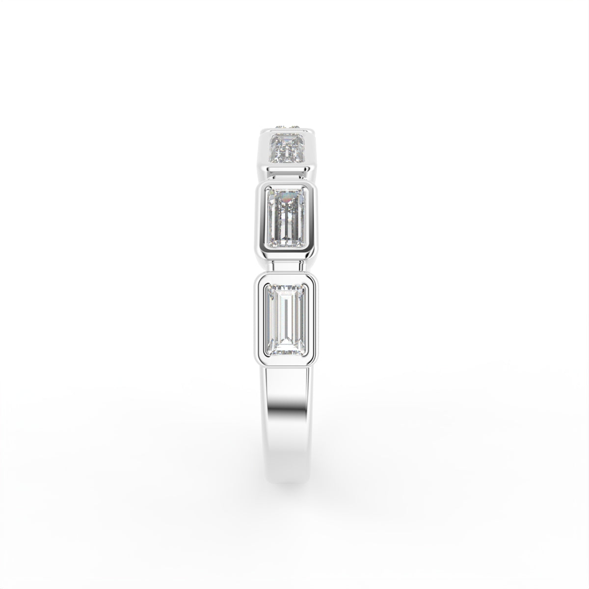 vimg:FJ2823|vimg:FJ2824|18K Baguette Eternity Diamond Ring — SIDE