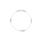 18K Floral Diamond Bracelet — FRONT