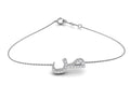 18K Arabic Alphabet Diamond Bracelet — TOP