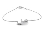 18K Arabic Alphabet Diamond Bracelet — TOP