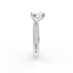 vimg:FJ6774|vimg:FJ6775|18K Solitaire Heart Diamond Engagement Ring — SIDE