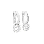 18K Diamond Drop Earrings — 3D VIEW