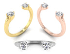 18K Bespoke Diamond Ring — 3 COLOR