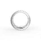 18K Full Eternity Diamond Band Ring — FRONT