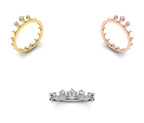 18K Bespoke Diamond Ring — 3 COLOR