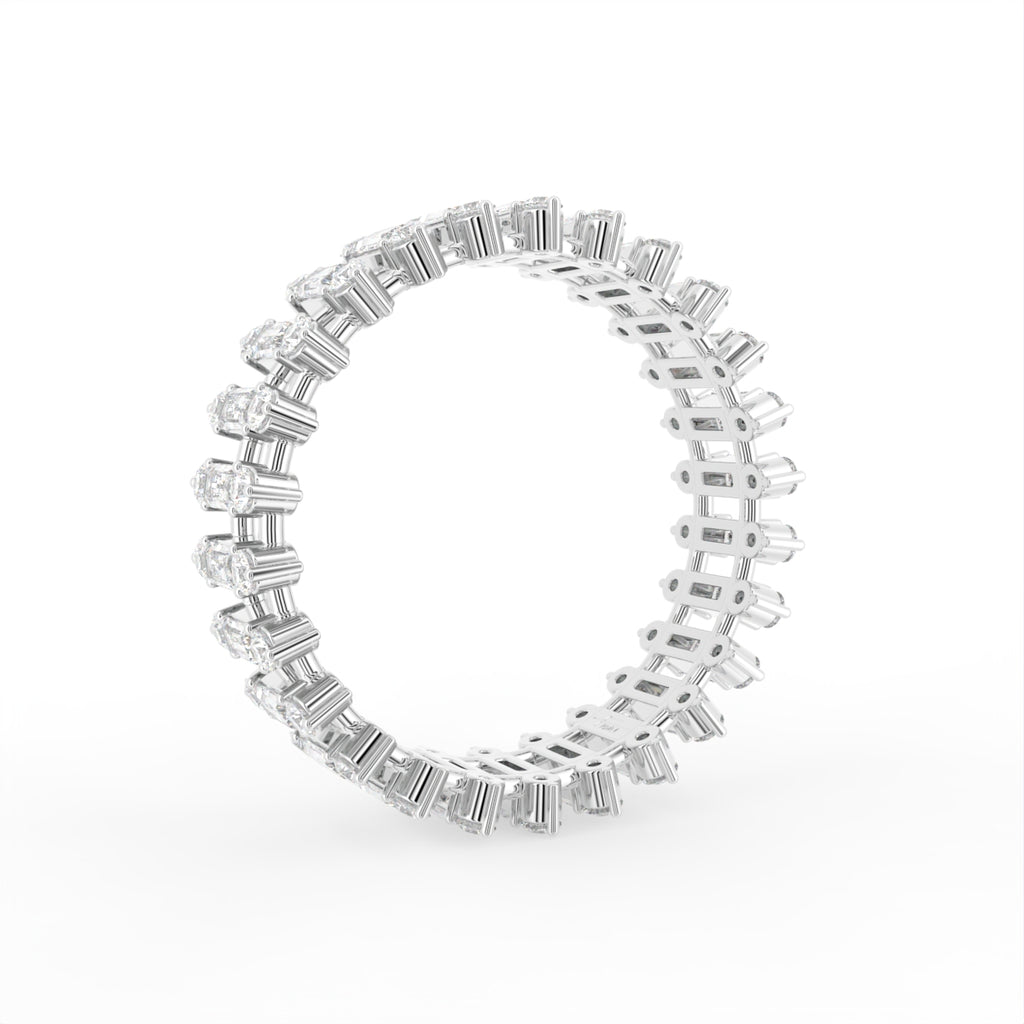 18K Eternity Diamond Ring — 3D VIEW
