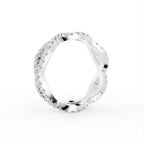vimg:FJ4824|vimg:FJ4825|14K White Gold Eternity Round Diamond Ring — 3D VIEW
