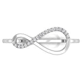 18K Infinity Round Diamond Bracelet — TOP