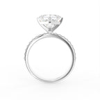 18K Asscher Diamond Ring — FRONT
