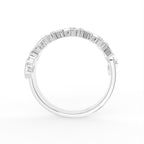 18K Eternity Baguette Diamond Ring — FRONT