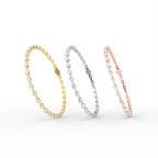 18K Tennis Pear Diamond Bracelet — 3 COLOR