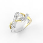 Sterling Silver Diamond Ring — IMAGE URL