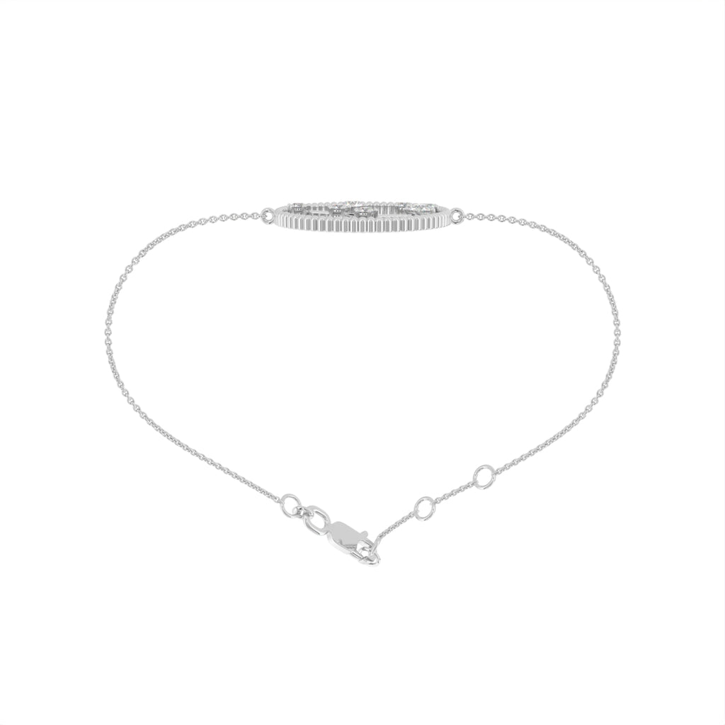 18K Sagittarius Constellation Diamond Bracelet — FRONT