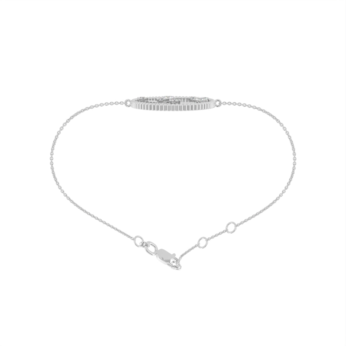 18K Sagittarius Constellation Diamond Bracelet — FRONT