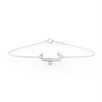 18K Arabic Alphabet Diamond Bracelet — TOP