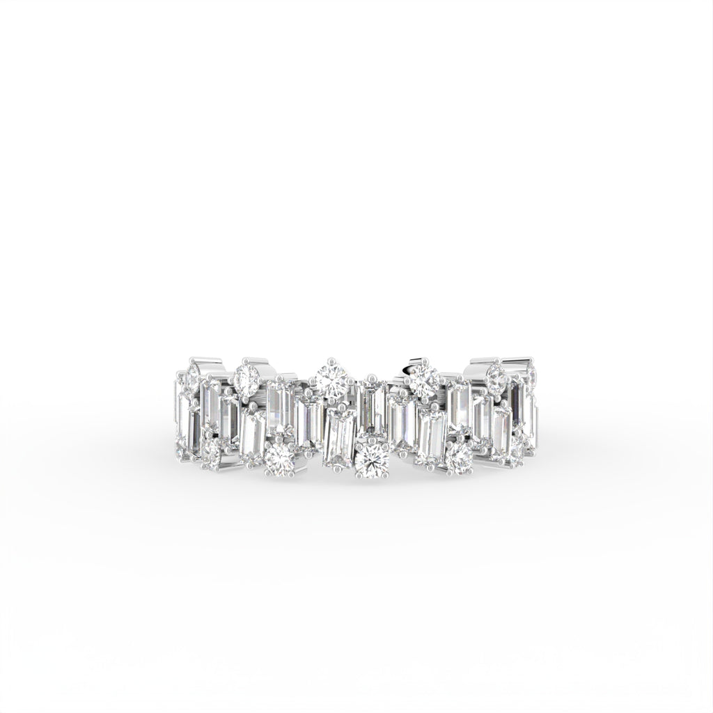 18K Eternity Diamond Ring — TOP