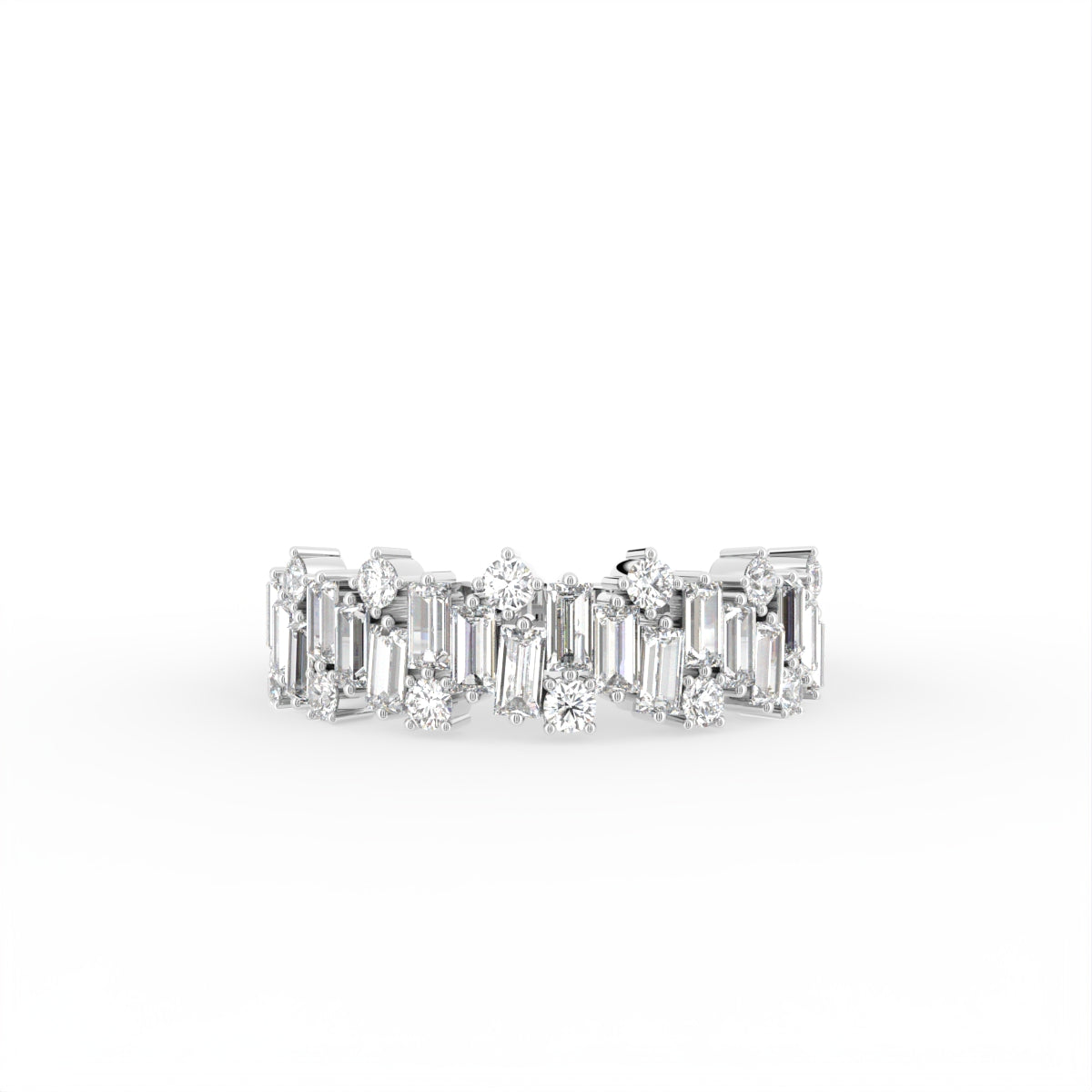 18K Eternity Diamond Ring — TOP