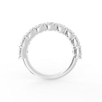 vimg:FJ4854|vimg:FJ4855|vimg:FJ4856|vimg:FJ4861|14K White Gold Eternity Cushion Diamond Ring — FRONT