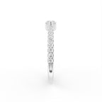 18K Yellow Gold Marquise Diamond Promise Ring — SIDE