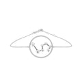 18K Leo Constellation Diamond Bracelet — TOP