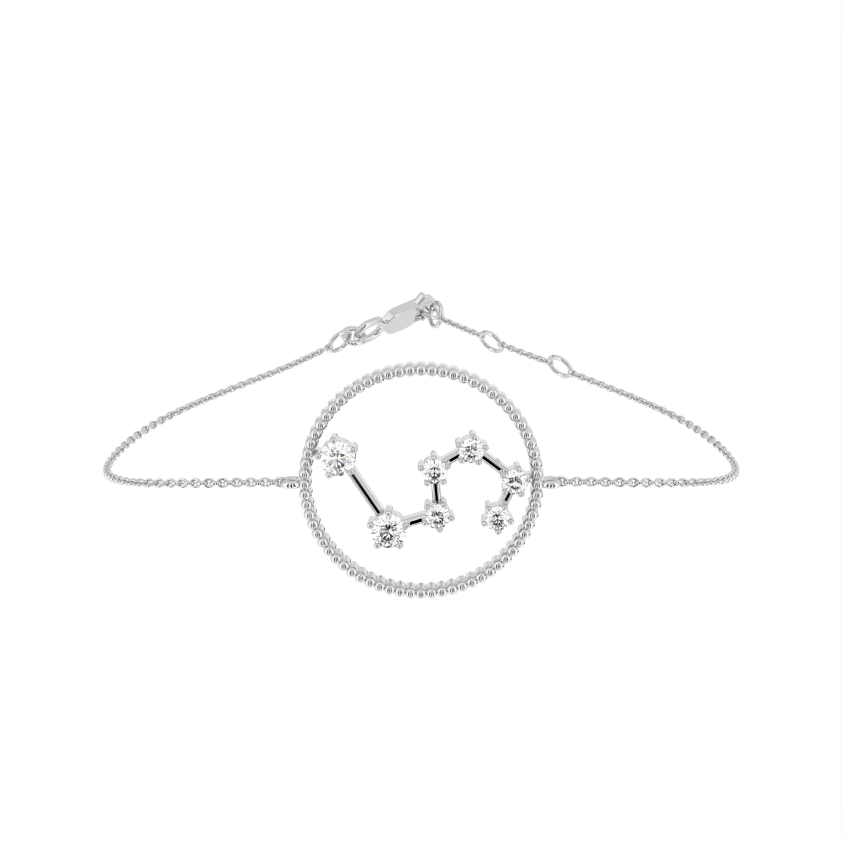 18K Leo Constellation Diamond Bracelet — TOP