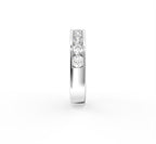 18K Eternity Round Diamond Ring — SIDE