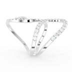18K Bespoke Diamond Ring — SIDE