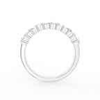 18K Eternity Baguette Diamond Ring — FRONT