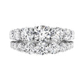 18K Bespoke Round Diamond Ring — TOP