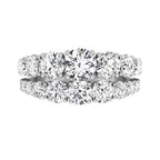 18K Bespoke Round Diamond Ring — TOP