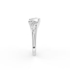 18K Domed Marquise Diamond Ring — SIDE