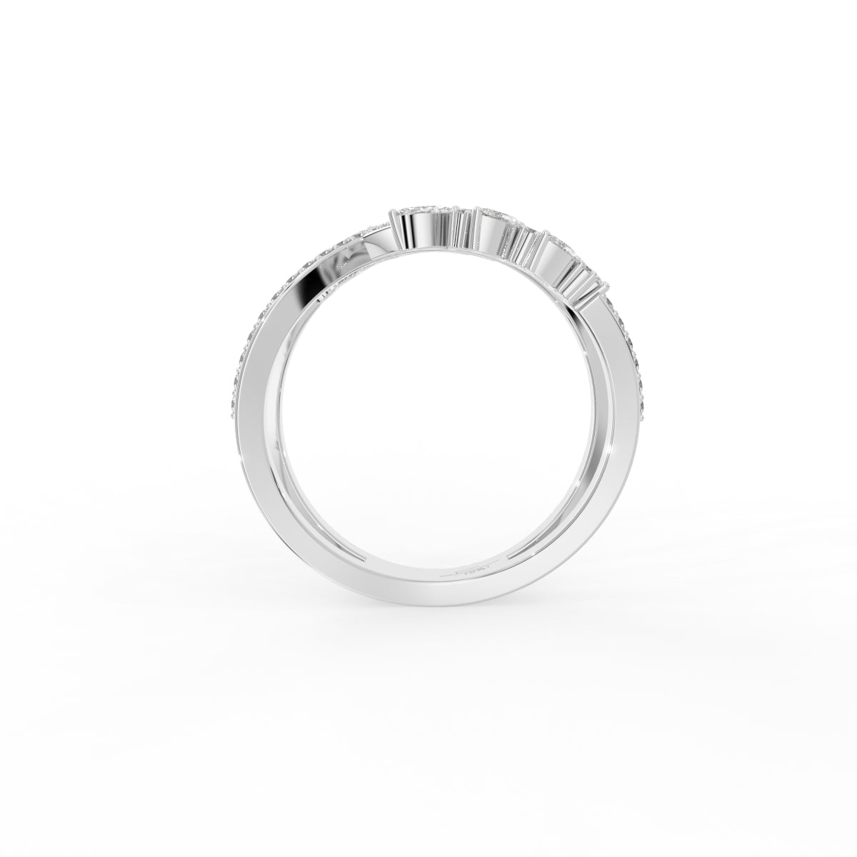 18K Bespoke Marquise Diamond Ring — FRONT