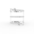 18K Yellow Gold Emerald Diamond Ring — TOP