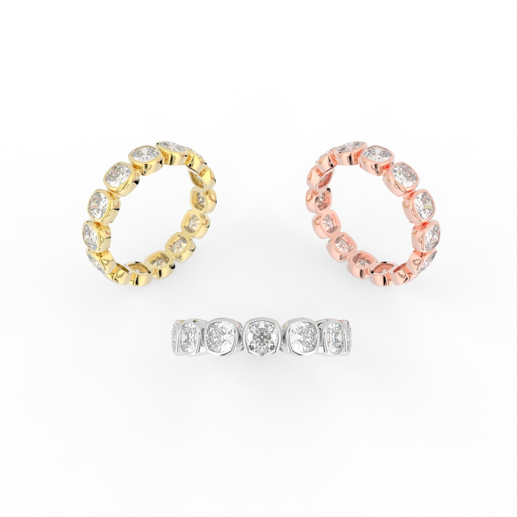 Sterling Silver Diamond Ring — 3 COLOR