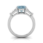 vimg:FJ2427|18K Trilogy Oval Diamond Ring — FRONT