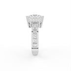 Sterling Silver Princess Diamond Ring — 3D / RIGHT