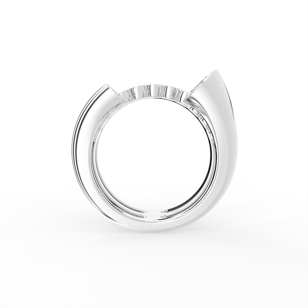 18K Bespoke Diamond Ring — FRONT