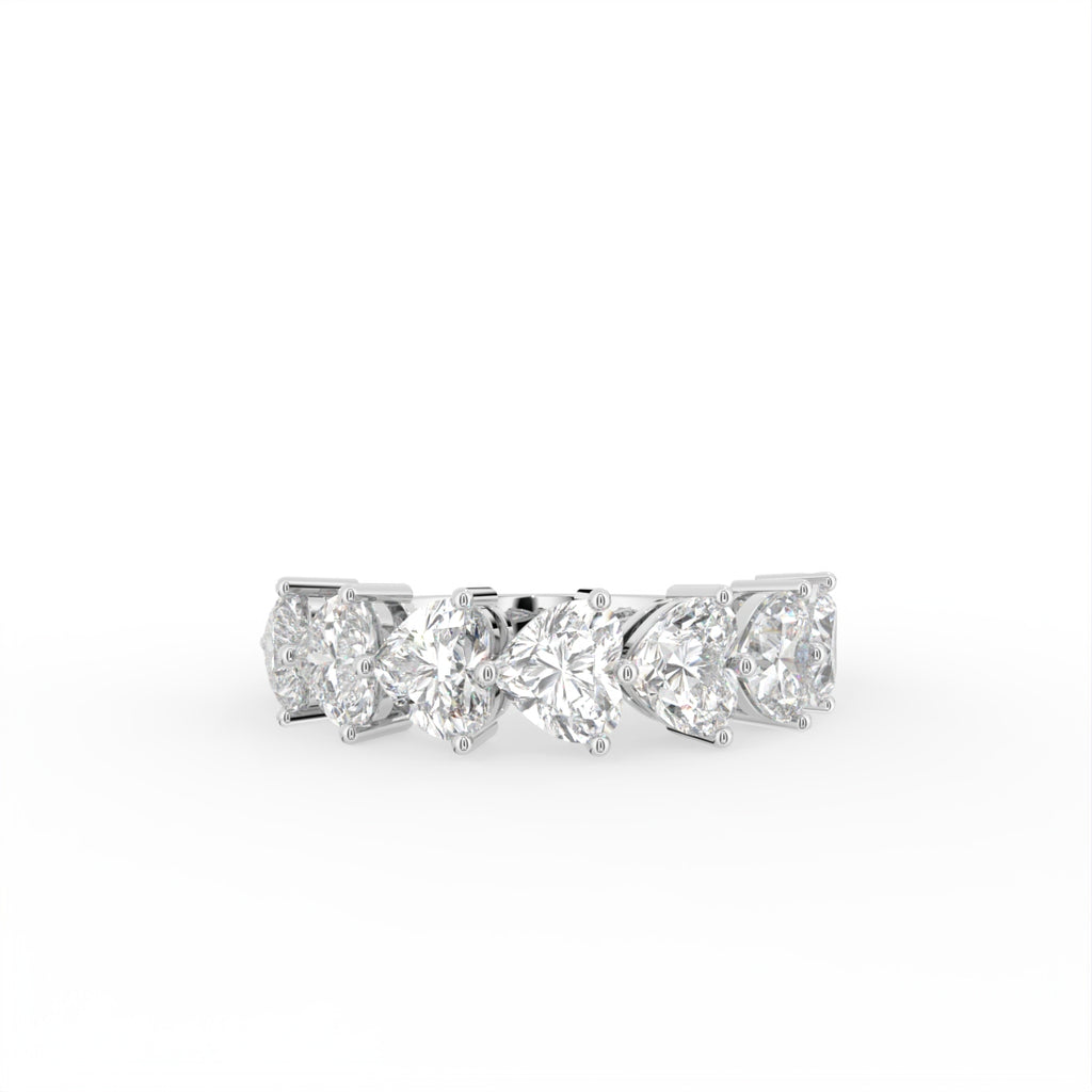 vimg:FJ4867|vimg:FJ4868|vimg:FJ4872|vimg:FJ4874|vimg:FJ4875|vimg:FJ4880|vimg:FJ4882|14K White Gold Eternity Heart Diamond Ring — TOP