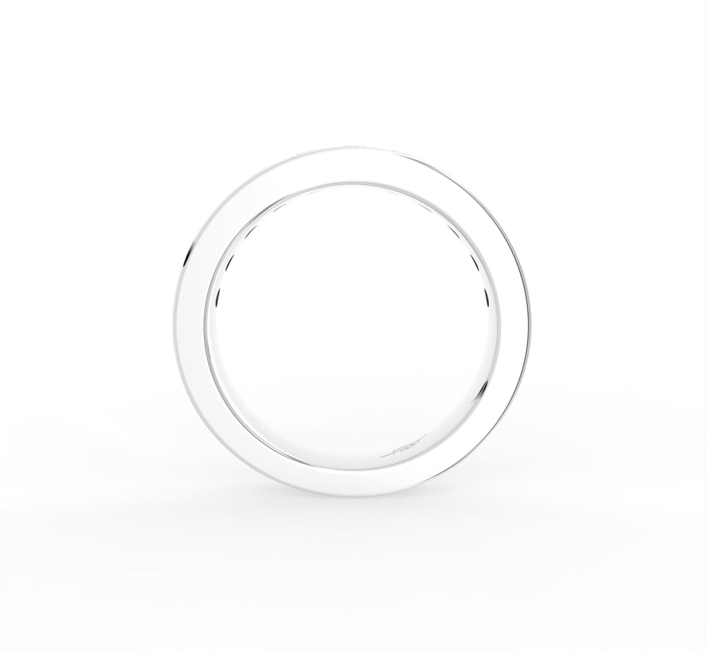 18K Eternity Round Diamond Ring — FRONT