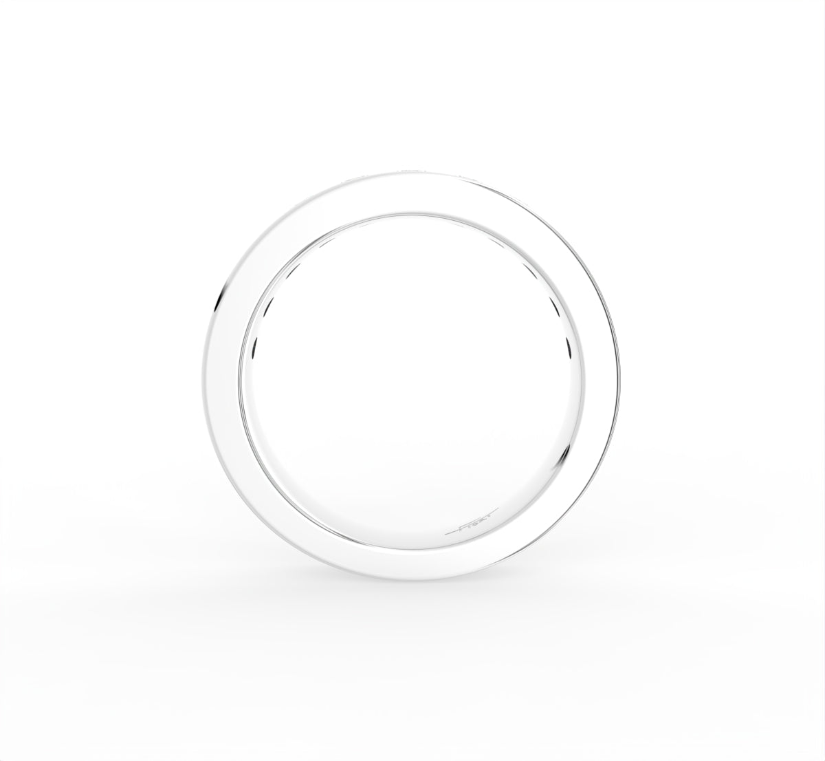 18K Eternity Round Diamond Ring — FRONT