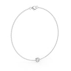 18K Solitaire Diamond Pendant — 3D VIEW