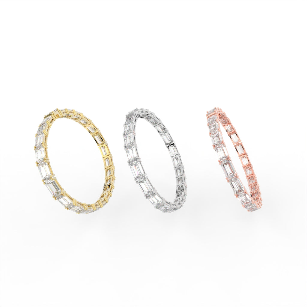 vimg:FJ6865|vimg:FJ6767|18K White Gold Ashoka Diamond Bracelet — 3 COLOR