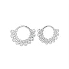 18K Bespoke Diamond Earrings — 3D VIEW