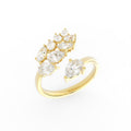 Sterling Silver Diamond Ring — IMAGE URL