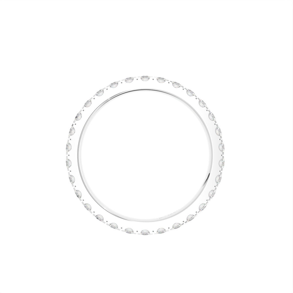 18K Eternity Diamond Ring — FRONT