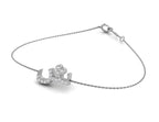 18K Arabic Alphabet Diamond Bracelet — 3D VIEW