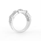 vimg:FJ6089|vimg:FJ6121|18K Round Diamond Statement Ring — 3D VIEW