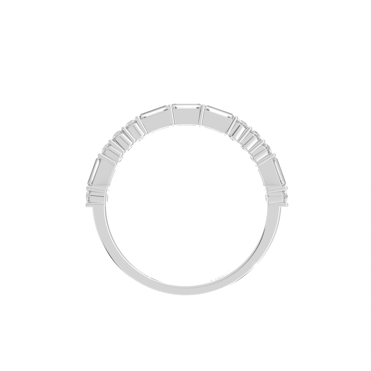 18K Eternity Diamond Ring — FRONT