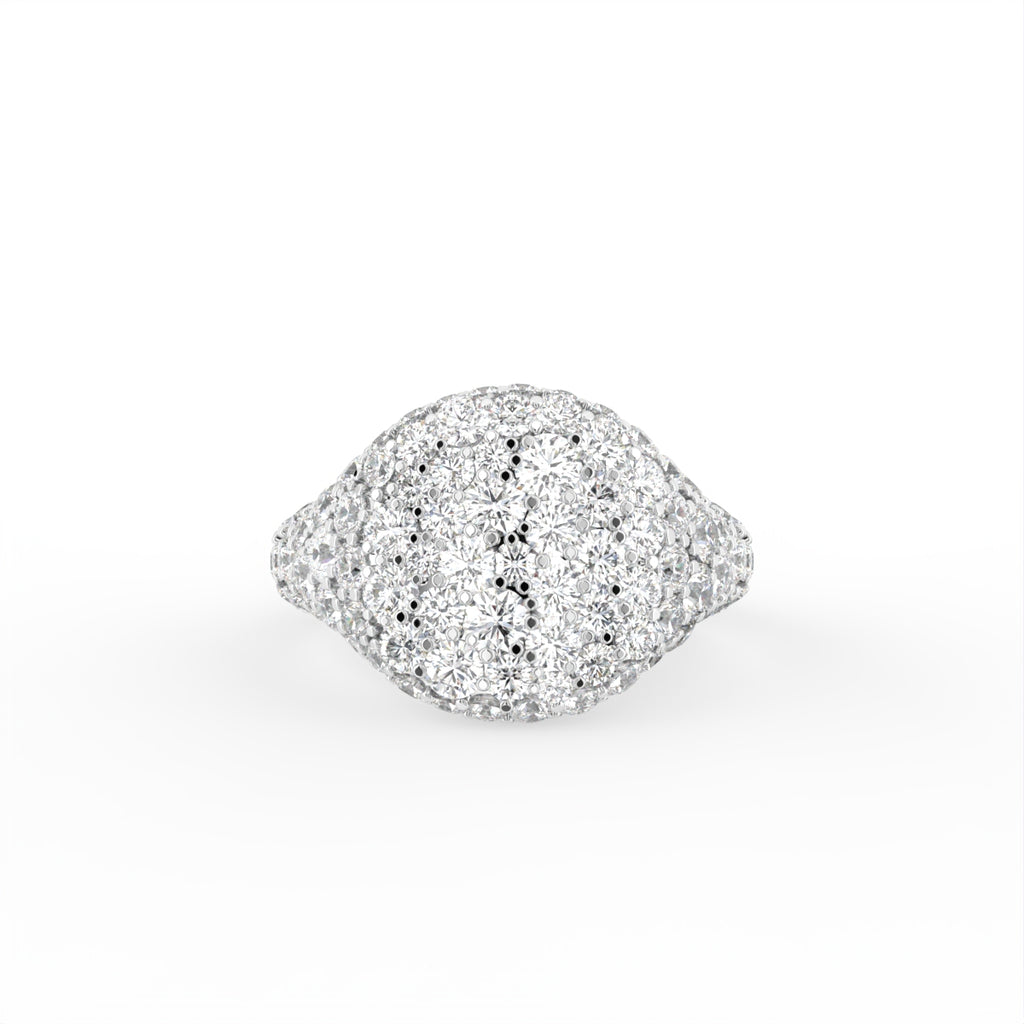 18K Bespoke Diamond Ring — TOP