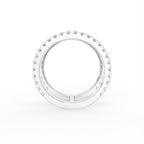 18K Bespoke Pave Diamond Ring — FRONT